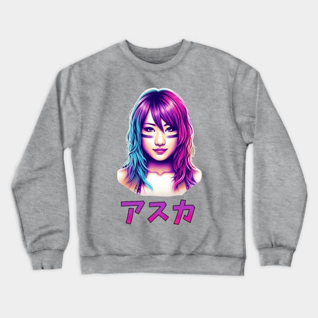 Asuka - Are You Ready? Crewneck Sweatshirt by Tiger Mountain Design Co.